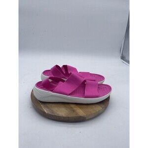 Crocs LiteRide Sandals Womens 6 Strappy Comfort Walking Shoes Summer Casual